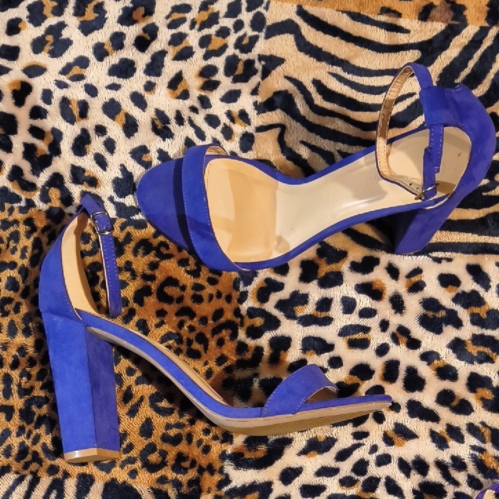Elegant Blue Women's Heels